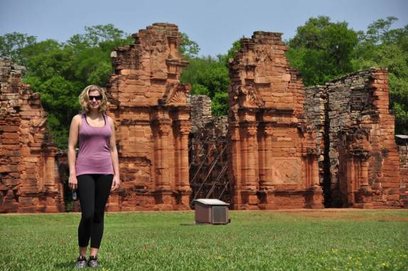 Visitando as lindas ruínas jesuítas de San Ignacio Mini, na Argentina